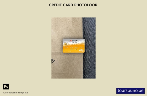 listo para imprimir plantilla frontal de aspecto fotográfico de tarjeta dorada 7